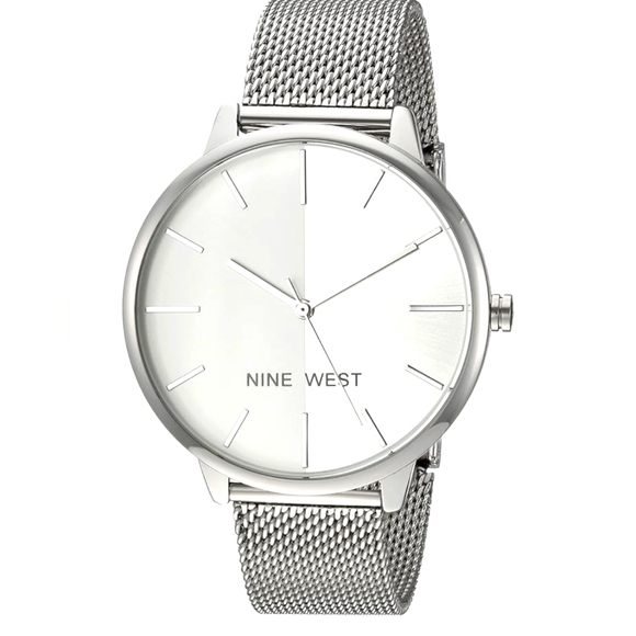 Nine West Mesh Bracelet Watch 1620M NEW! - Picture 1 of 4